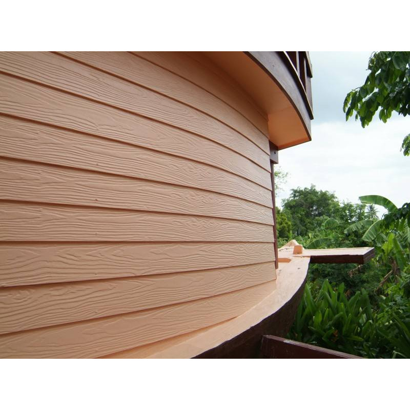 Hexing external wall wood grain hanging board